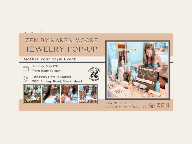 ZEN by Karen Moore Jewelry | Jewelry Pop-up Perry Hotel Key West Florida
