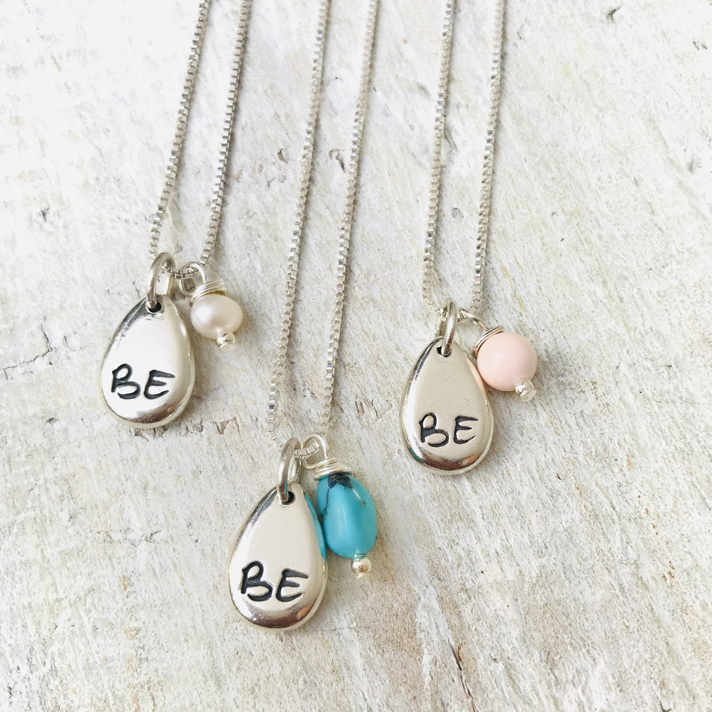 Three Just BE Charm Necklaces by ZEN by Karen Moore