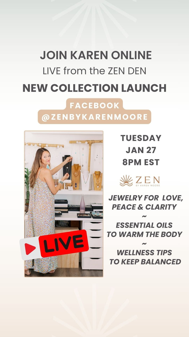 Tues. Jan 27th | 8pm EST | LIVE from the ZEN Den Studio: New Collection Launch | Facebook