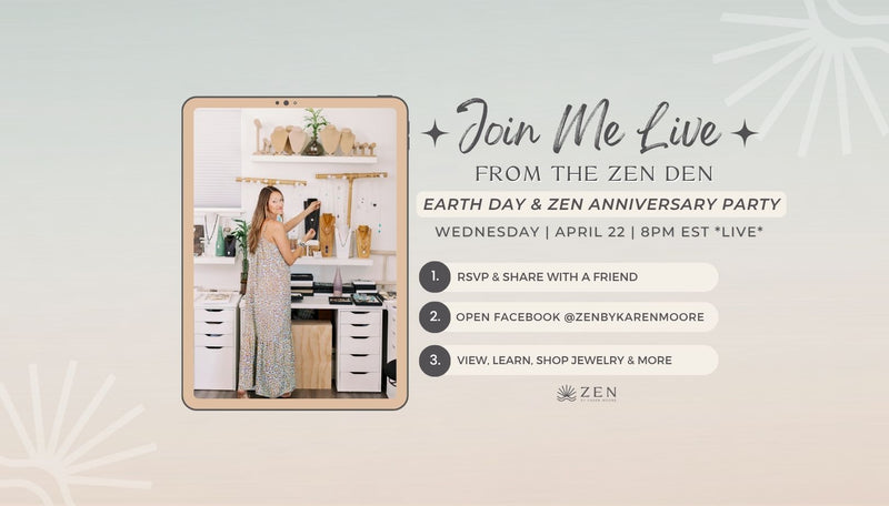 Wed. April 22nd | 8pm EST | LIVE from the ZEN Den Studio: Earth Day & ZEN Anniversary Show | Facebook