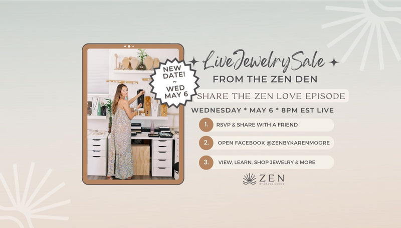 Wed. May 6th | 8pm EST | LIVE from the ZEN Den Studio: Share the LOVE Episode | Facebook