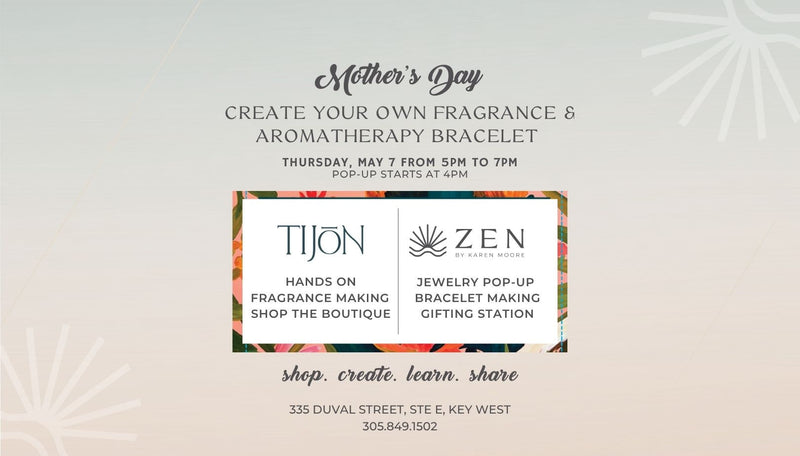Thursday, May 7th | 5p to 7p  | Pearls & Potions | Tijon Fragrance Lab &amp; Boutique | Key West