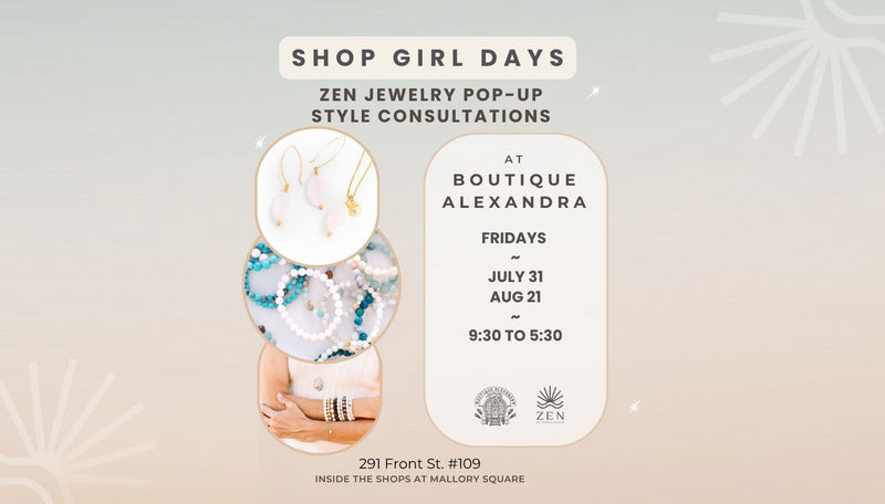 Friday, Aug 21st | 9:30am to 5:30pm | Shop Girl Days: Jewelry Pop-up & Style Consultations | Boutique Alexandra | Key West, FL