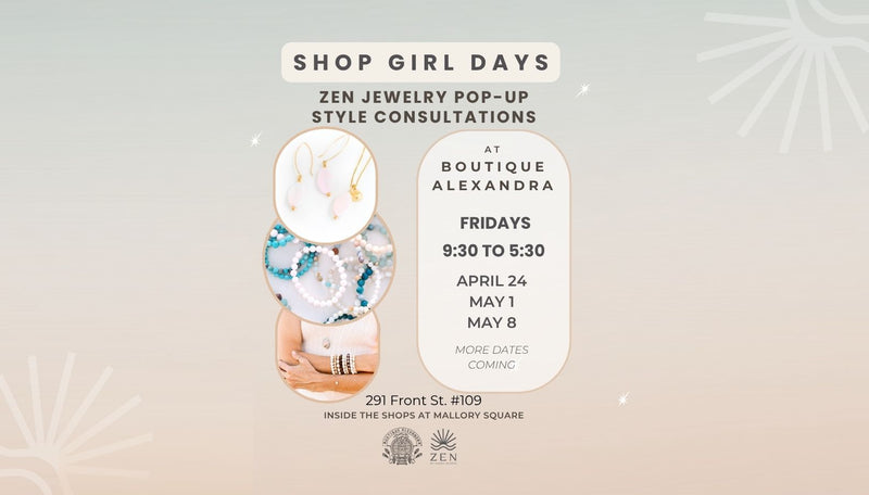 Friday, May 1st | 9:30am to 5:30pm | Shop Girl Days: Jewelry Pop-up & Style Consultations | Boutique Alexandra | Key West, FL