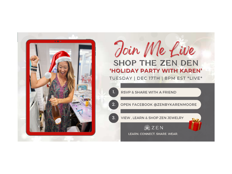 Tuesday, Dec 17th | 8p EST | LIVE from the ZEN Den Studio: 'Holiday Sale' Episode