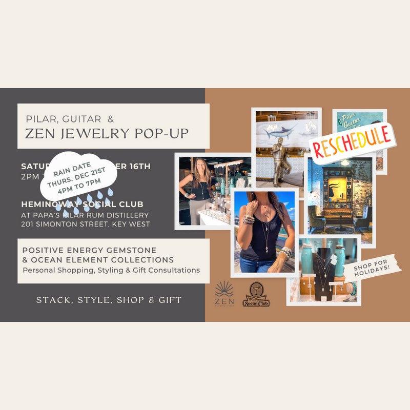Saturday, Dec. 21st | 4pm to 7pm | Papa's Pop-up: Cocktails and Shopping | Hemingway Social Club at Papa Pilar's Rum Distillery