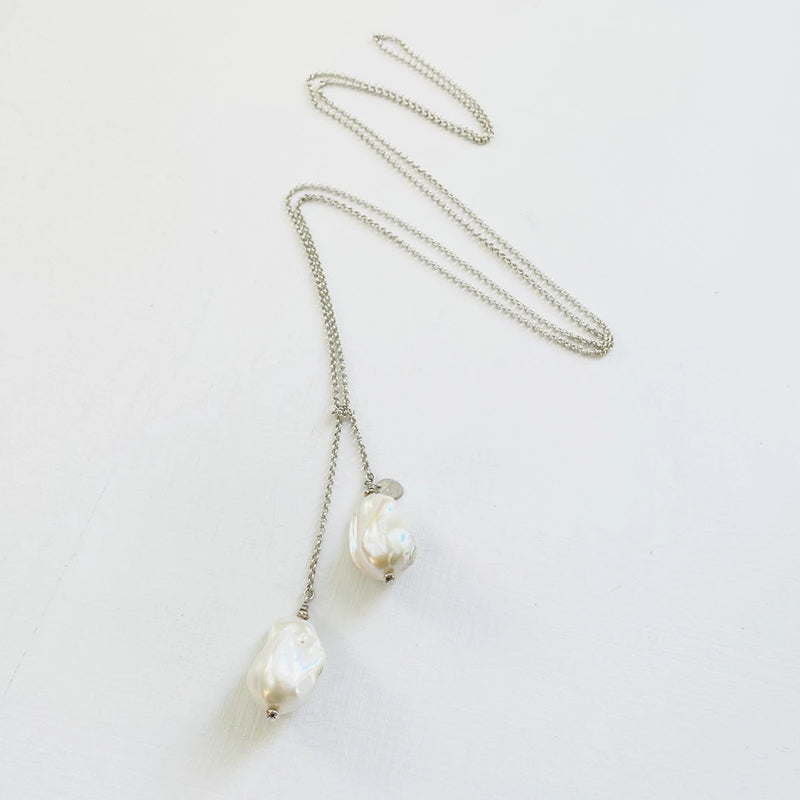 Two necklaces from the pearl jewelry colleciton by ZEN by Karen Moore