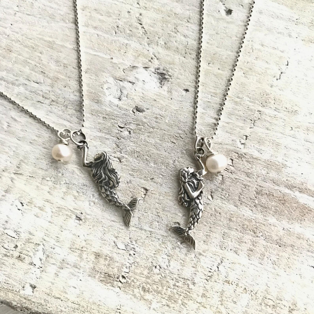 Two The Mermaid's Pearl gemstone necklaces from ZEN by Karen Moore