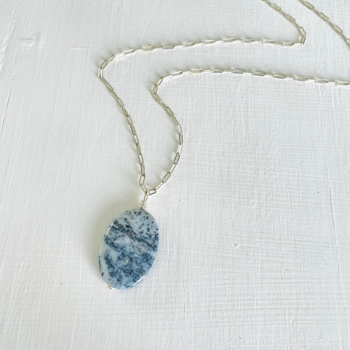 That Denim Agate Necklace