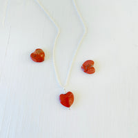 Jasper Heart Charm ZEN Necklace