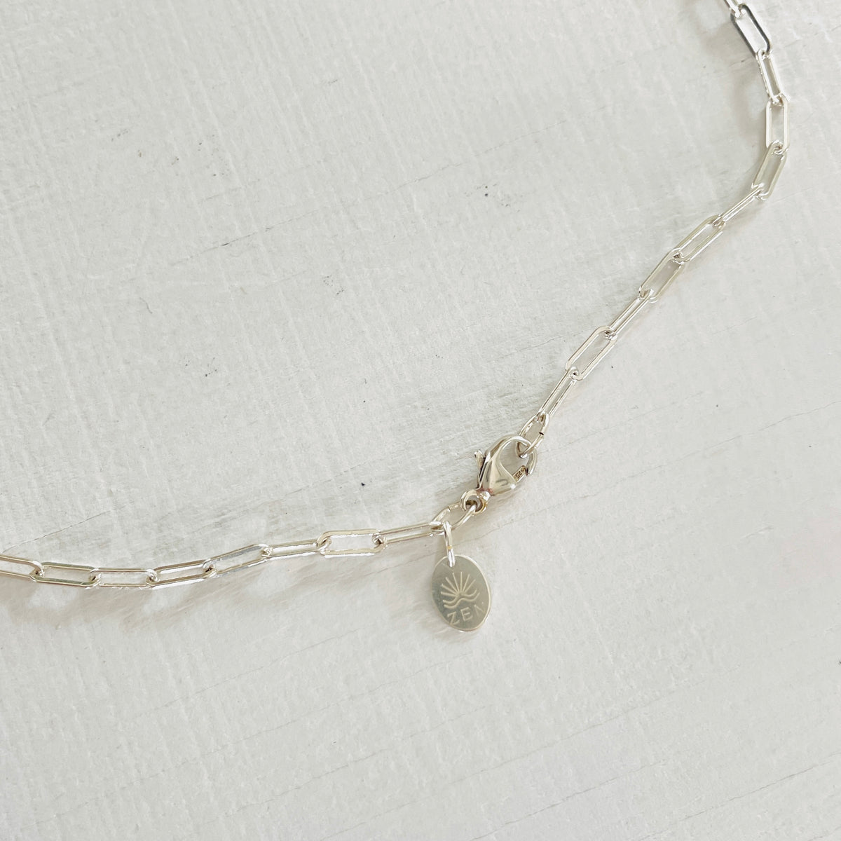 Conch Shell Silvia Paperclip ZEN Anklet