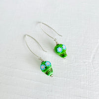 ZEN by Karen Moore Sugar Skull earrings on a white background
