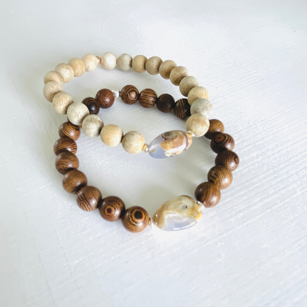 Mojo Chalcedony Sandalwood Bracelet