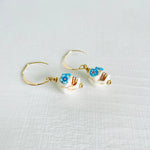 ZEN by Karen Moore Sugar Skull earrings on a white background