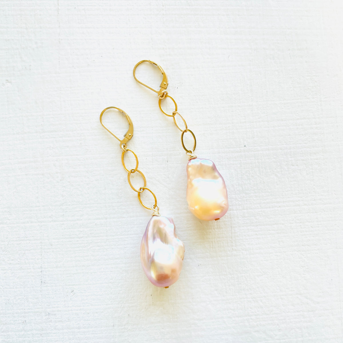 The Kylie Baroque Pearl Earrings