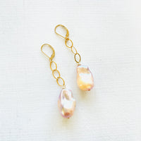 The Kylie Baroque Pearl Earrings