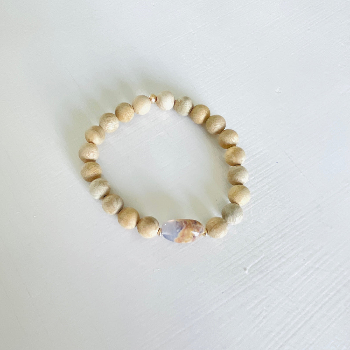 Mojo Chalcedony Sandalwood Bracelet