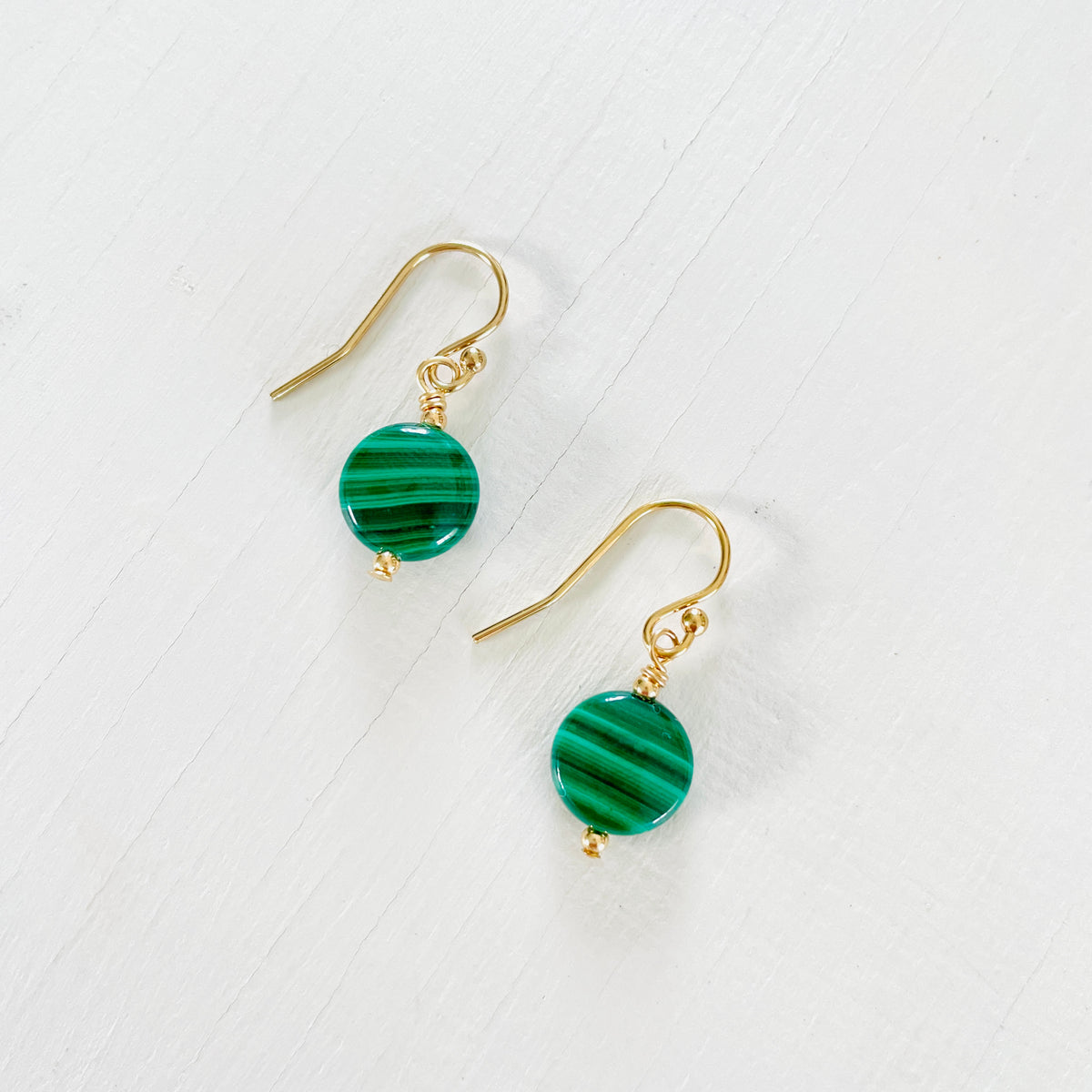 Gemmy Truth Malachite Earrings