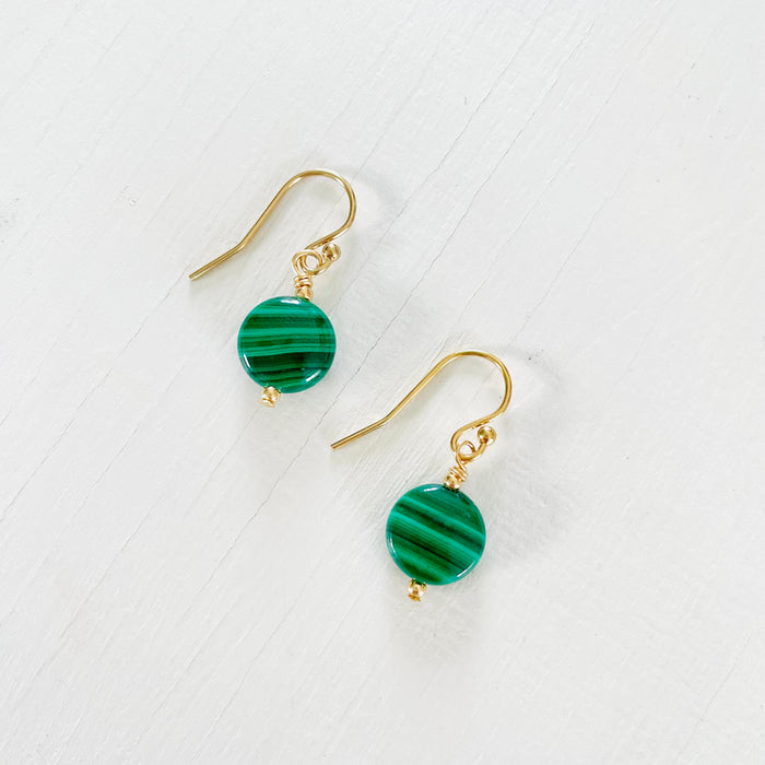 Gemmy Truth Malachite Earrings