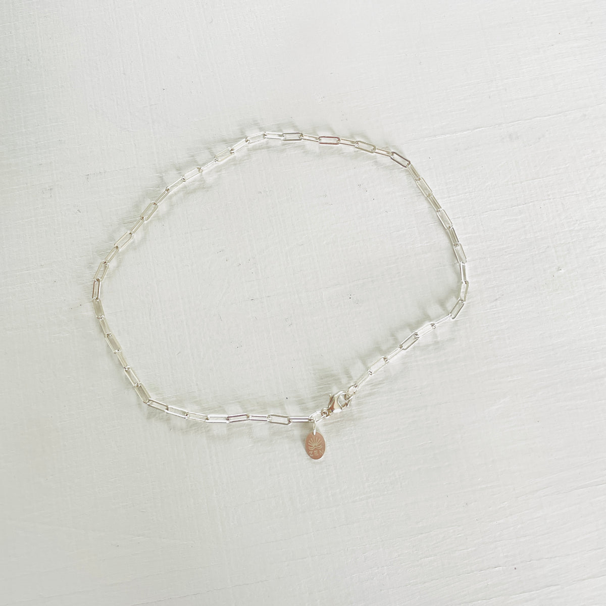 Silvia Paperclip ZEN Anklet
