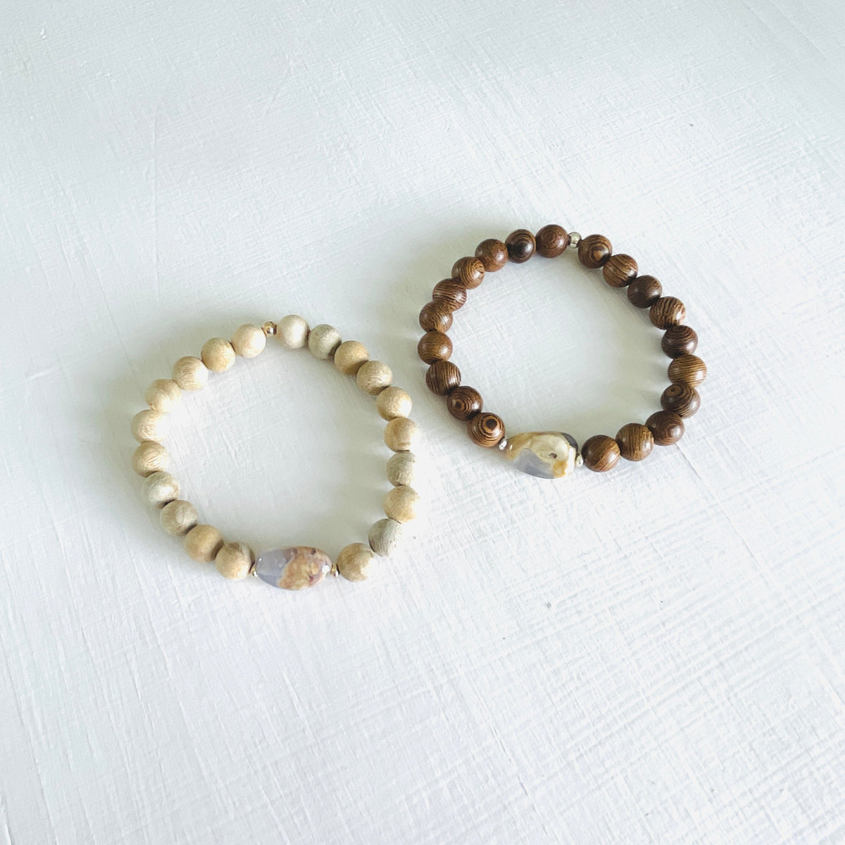 Mojo Chalcedony Sandalwood Bracelet