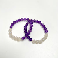 Mystic Agate & Amethyst ZEN Bracelet