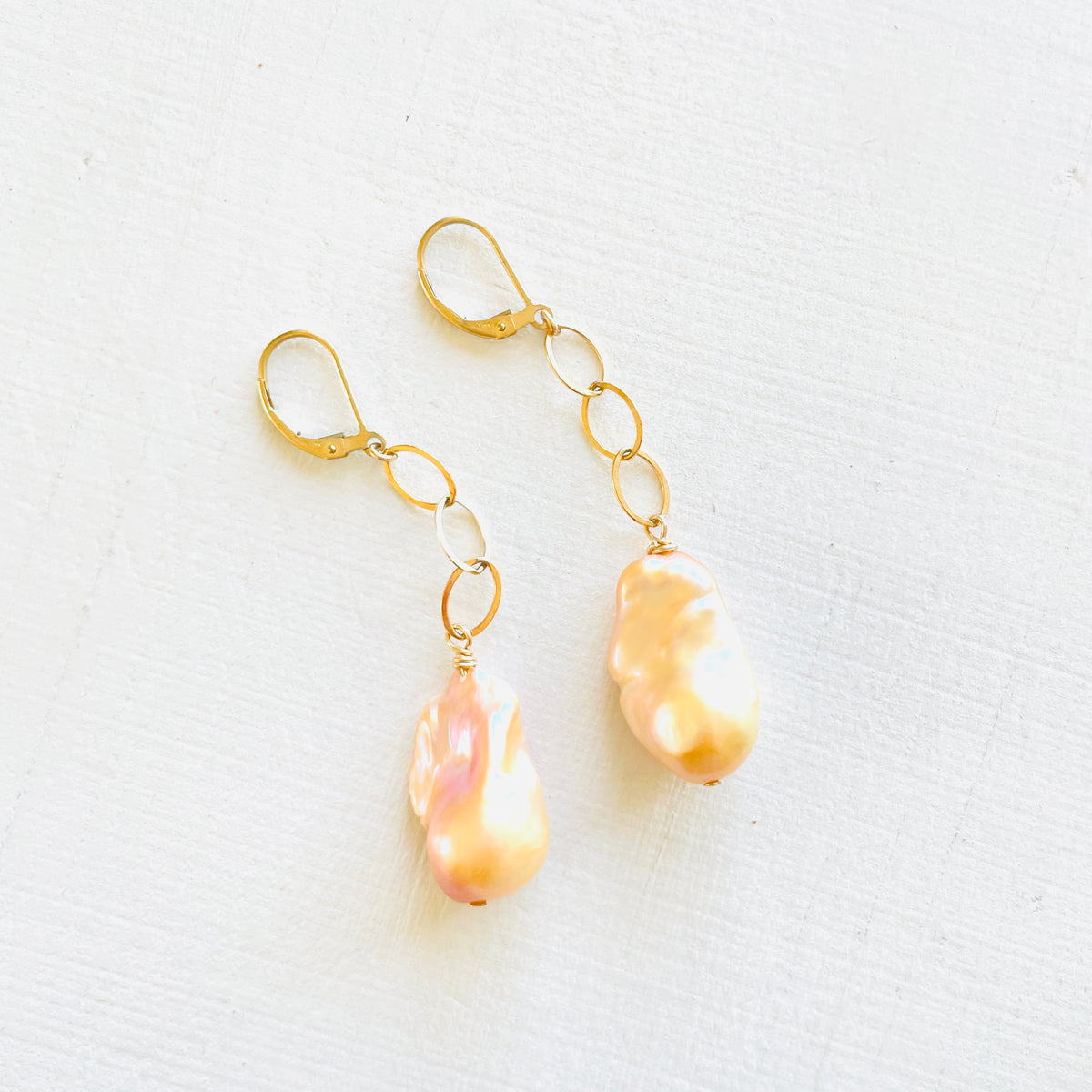 The Kylie Baroque Pearl Earrings