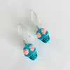 ZEN by Karen Moore Sugar Skull earrings on a white background