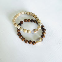 Mojo Chalcedony Tiger Wood Bracelet