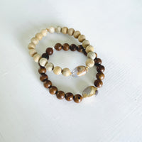 Mojo Chalcedony Sandalwood Bracelet
