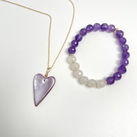 Mystic Agate & Amethyst ZEN Bracelet