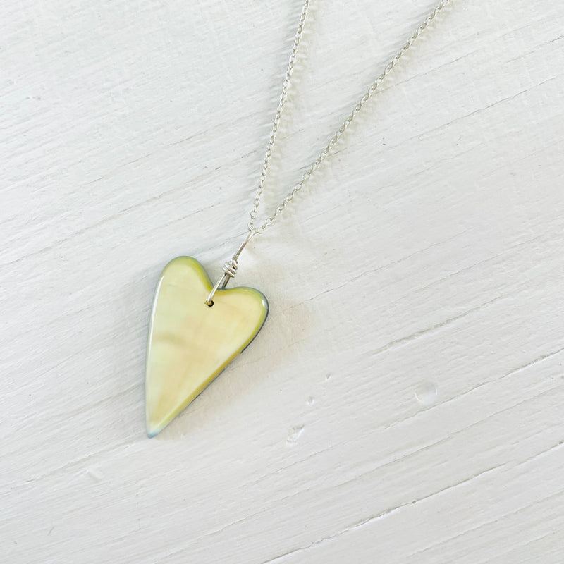 Sunshine Funky Heart Shell ZEN Necklace