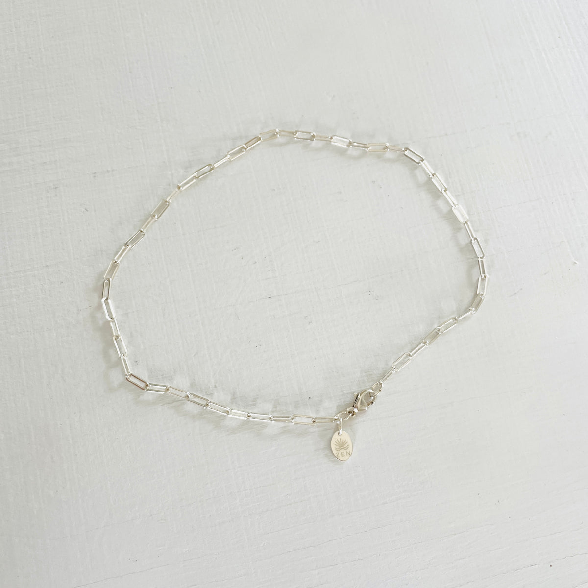 Silvia Paperclip ZEN Anklet