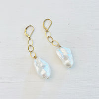 The Kylie Baroque Pearl Earrings