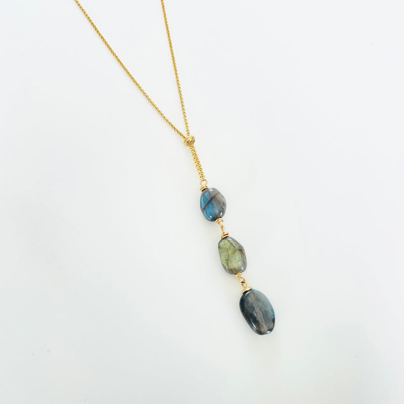 Labradorite Phoenix Muse Necklace by ZEN