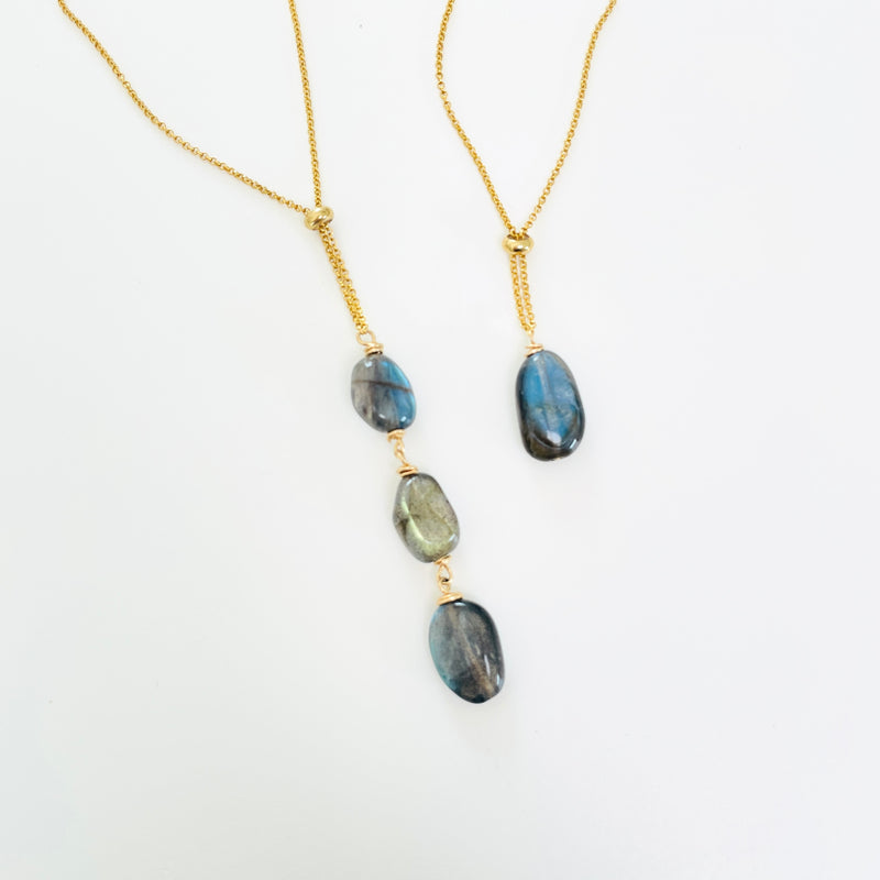 Labradorite Phoenix Muse Necklace by ZEN