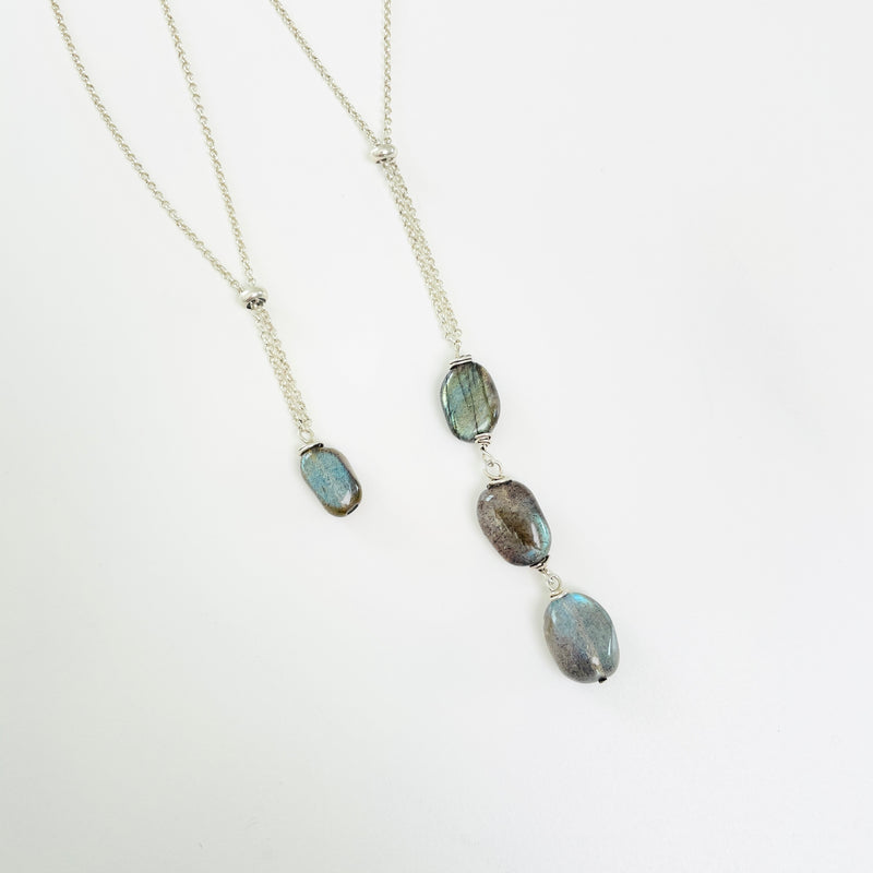 Labradorite Phoenix Muse Necklace by ZEN