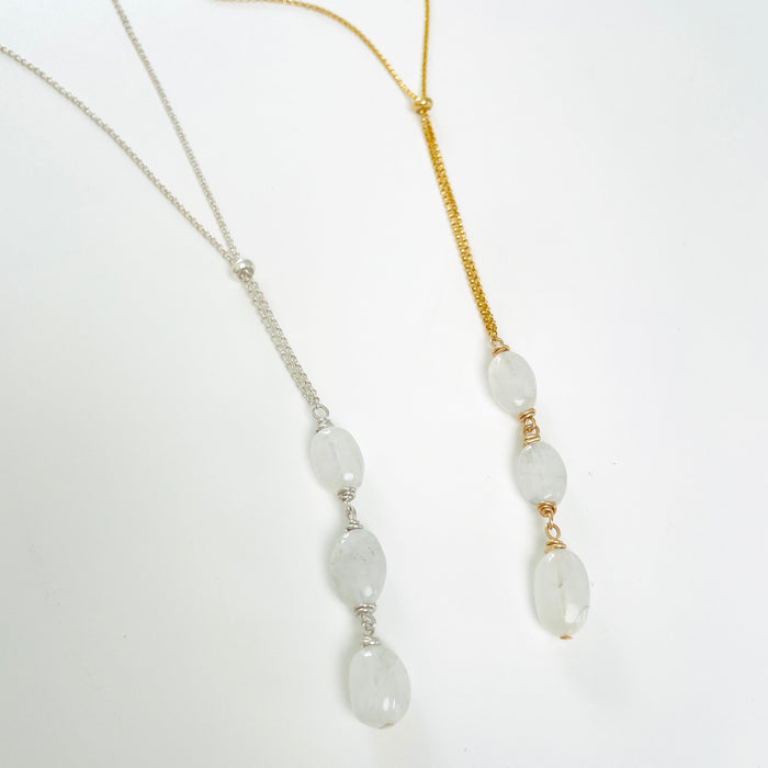 Moonstone Goddess Muse Necklace by ZEN