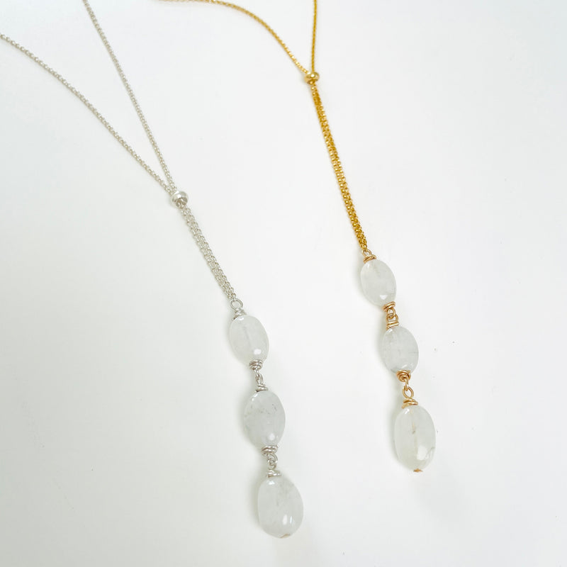 Moonstone Goddess Muse Necklace by ZEN