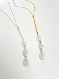 Moonstone Goddess Muse Necklace by ZEN