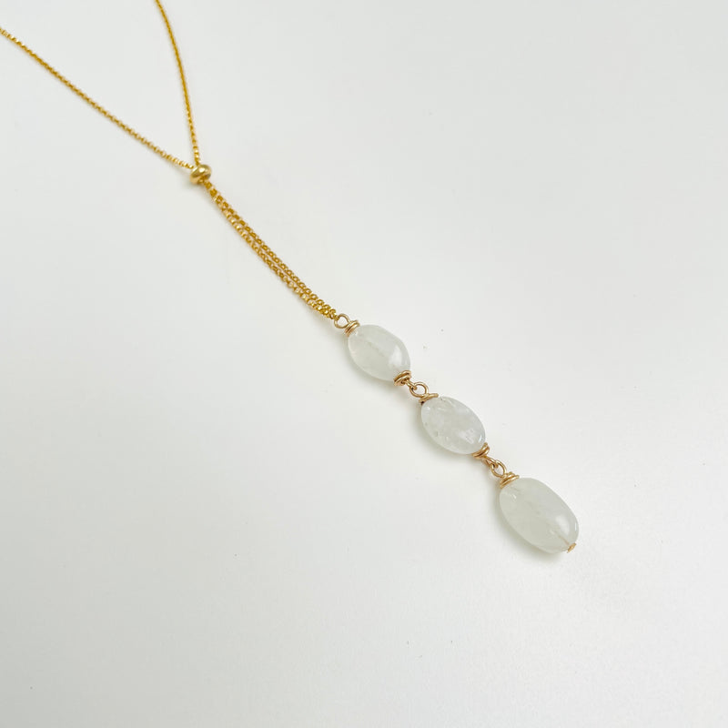 Moonstone Goddess Muse Necklace by ZEN