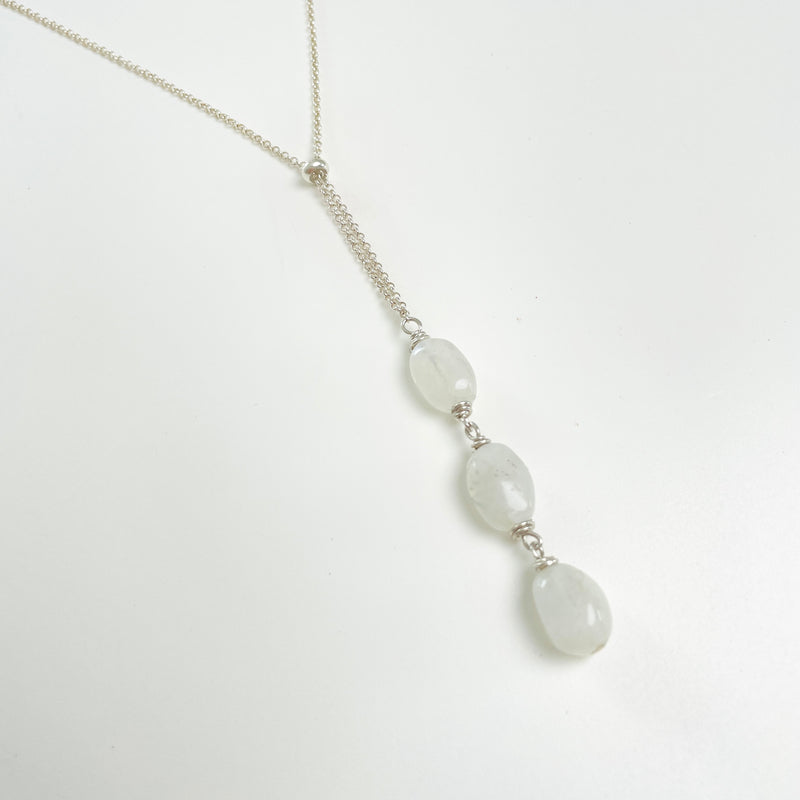 Moonstone Goddess Muse Necklace by ZEN