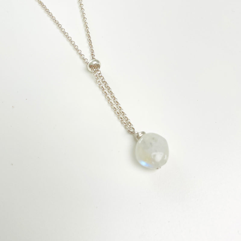 Moonstone Goddess Muse Necklace by ZEN