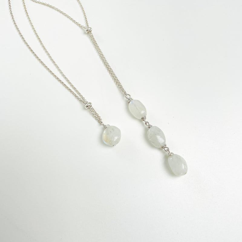 Moonstone Goddess Muse Necklace by ZEN