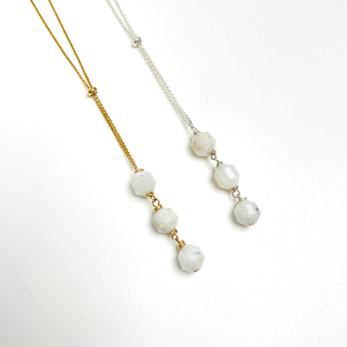 Moonstone Priestess Muse Necklace by ZEN