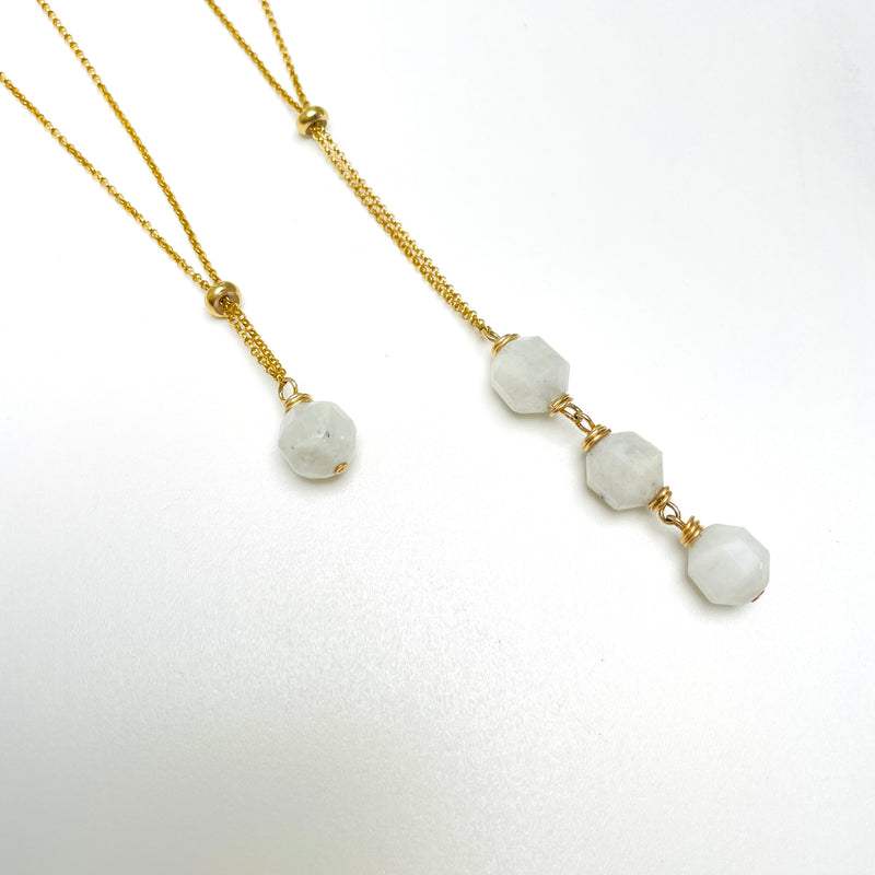 Moonstone Priestess Muse Necklace by ZEN
