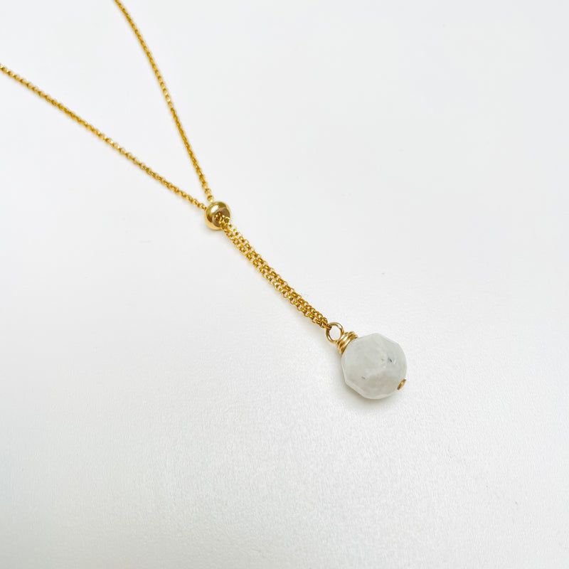 Moonstone Priestess Muse Necklace by ZEN