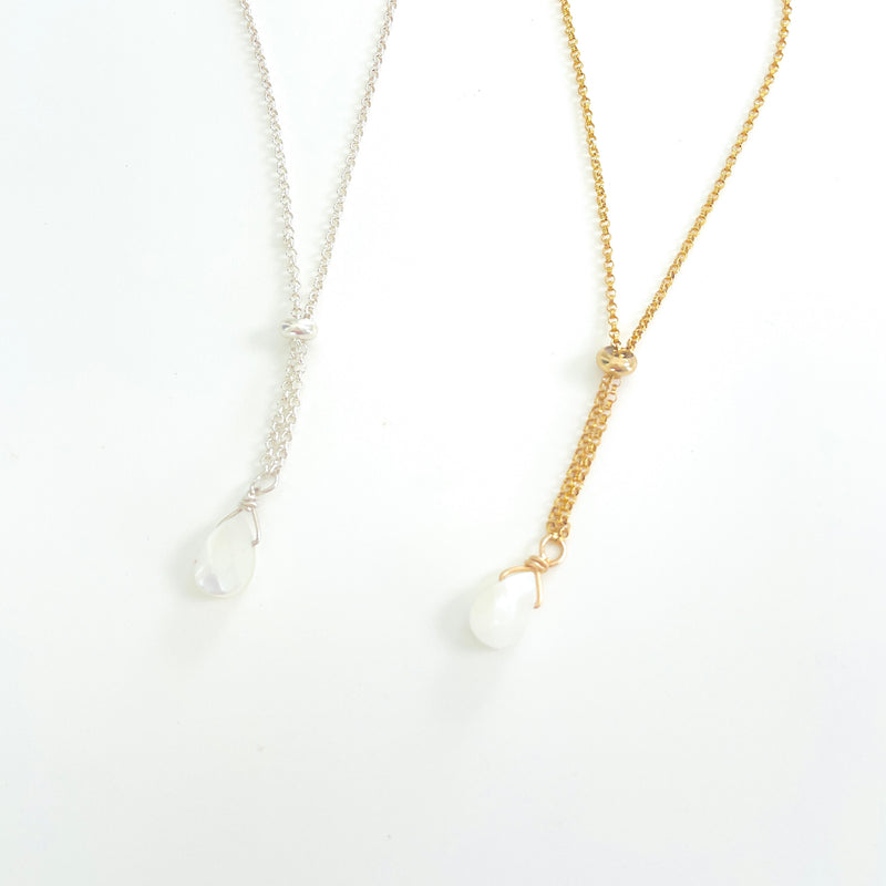 Mother of Pearl Haven Muse Necklace by ZEN