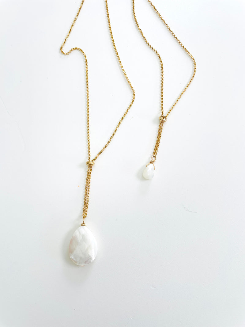 Mother of Pearl Haven Muse Necklace by ZEN