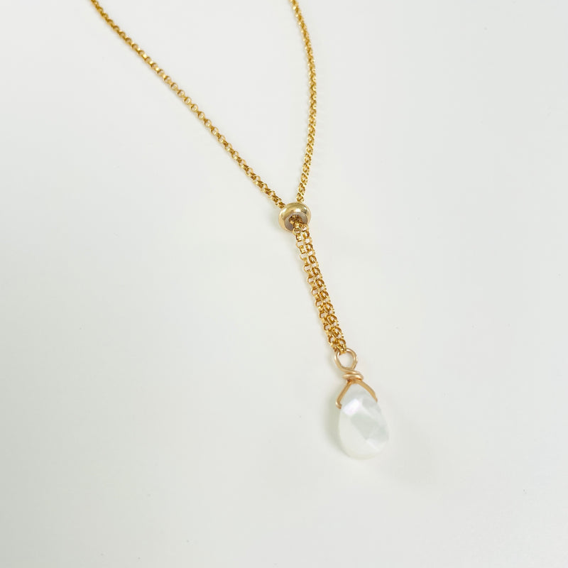 Mother of Pearl Haven Muse Necklace by ZEN